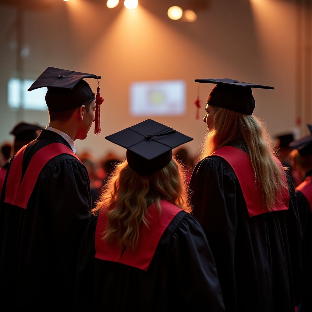 Ceremonia de graduación de Academia Inversiones
